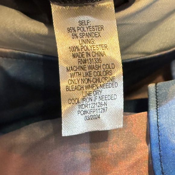 SOCIALITE Abstract Print Sleeveless Tiered Minidress - Picture 4 of 4